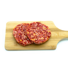 Cargar imagen en el visor de la galería, Hamburguesa de queso y ternera de Girona dos unidades - Total 310gr
